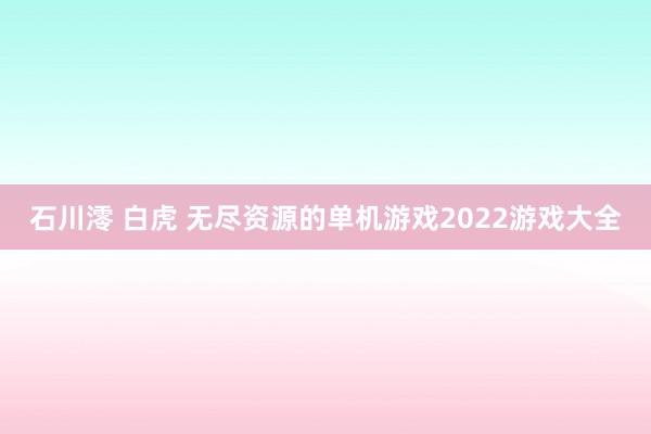 石川澪 白虎 无尽资源的单机游戏2022游戏大全